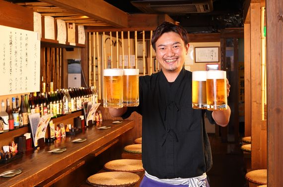 成田の居酒屋では宴会コースもご用意しております