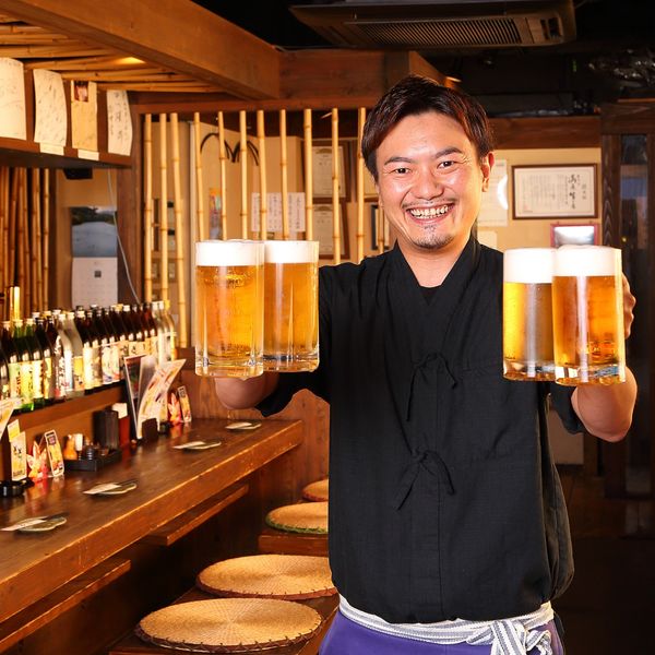 成田の居酒屋では宴会コースもご用意しております